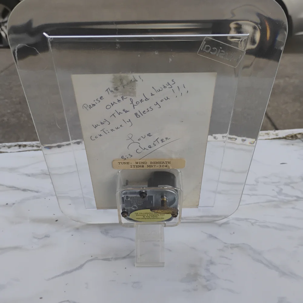 Musical Clear Picture Frame